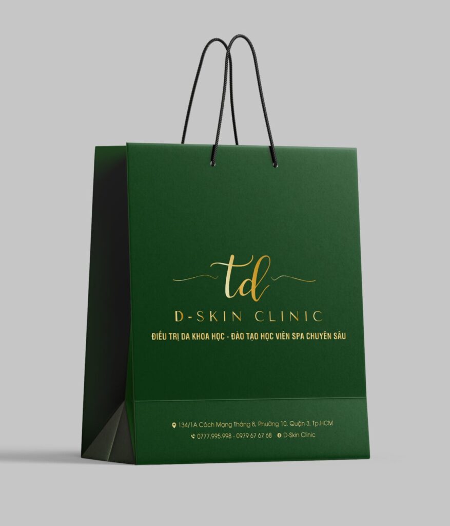 Xưởng in túi giấy đựng mỹ phẩm theo yêu cầu cao cấp, giá rẻ