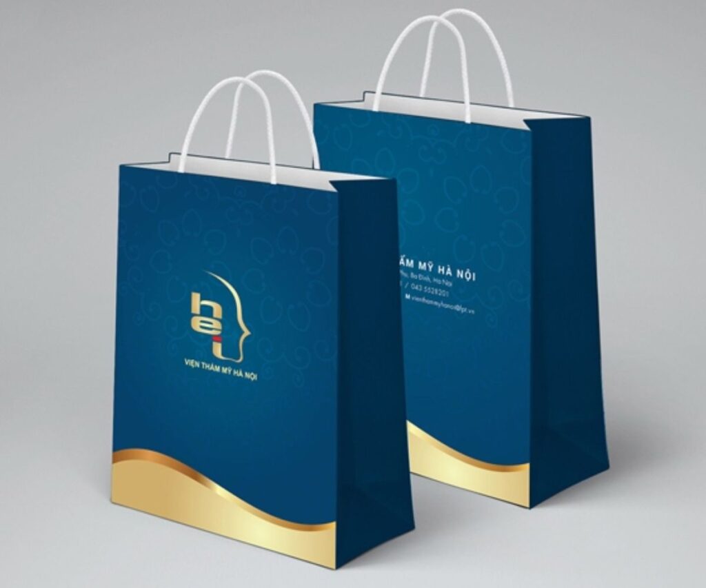 Xưởng in túi giấy spa, túi giấy mỹ thẩm viện, túi đựng mỹ phẩm giá rẻ
