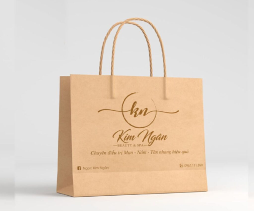 Xưởng in túi giấy spa, túi giấy mỹ thẩm viện, túi đựng mỹ phẩm giá rẻ