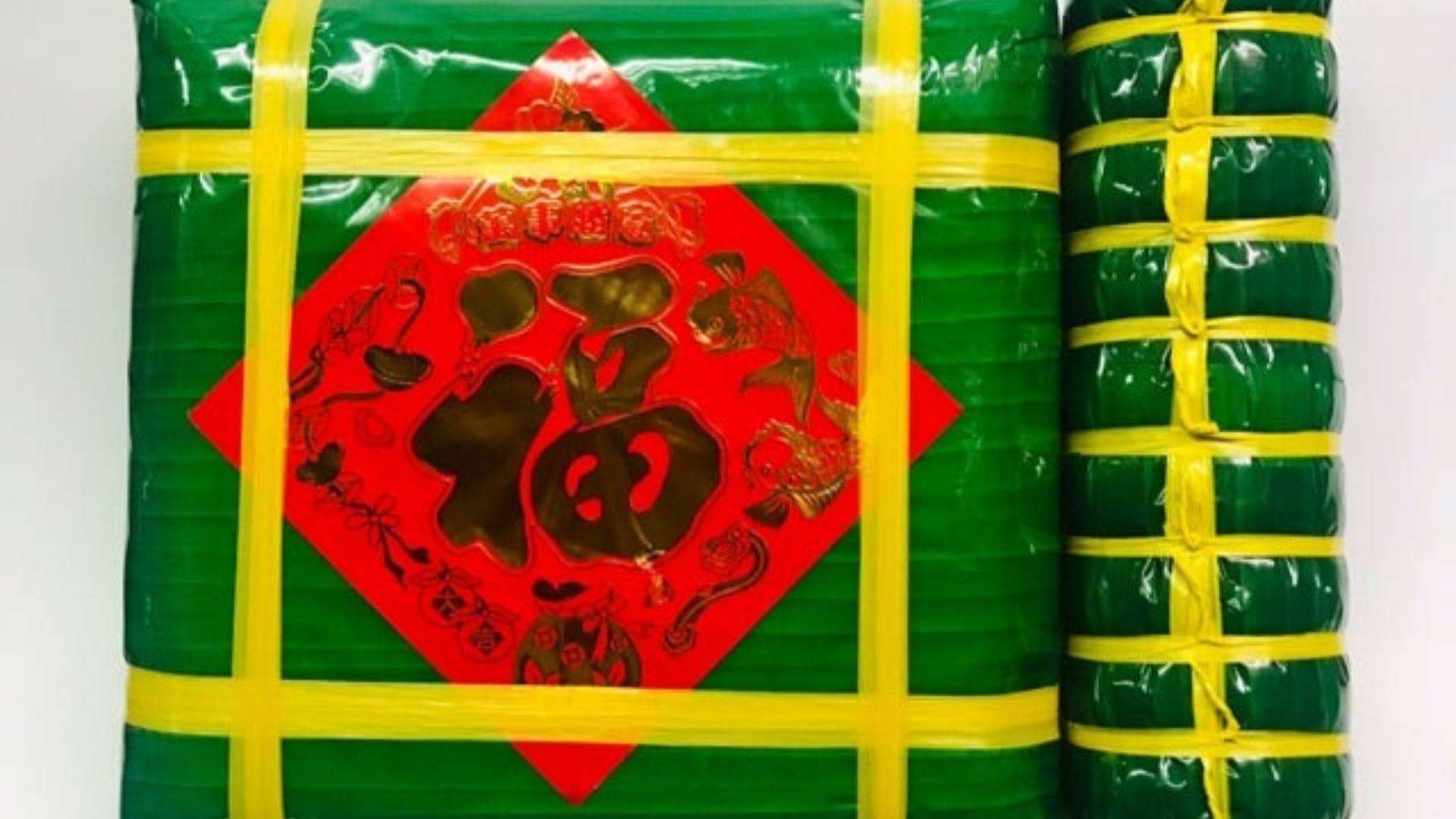 Tem, nhãn dán bánh chưng truyền thống đỏ