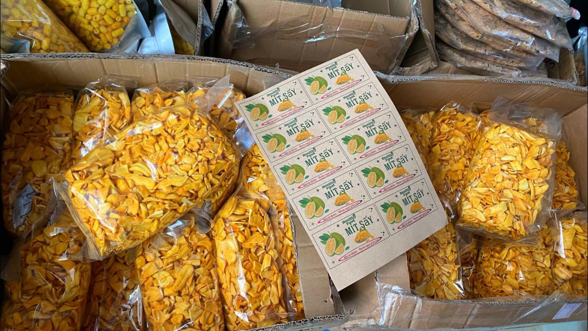 Mẫu tem mít sấy bằng giấy kraft