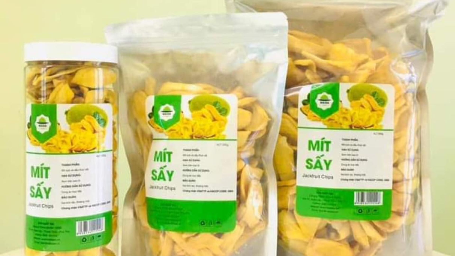 Mẫu tem mít sấy phù hợp với các loại bao bì khác nhau