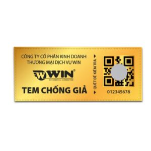 Mẫu tem chống giả tham khảo