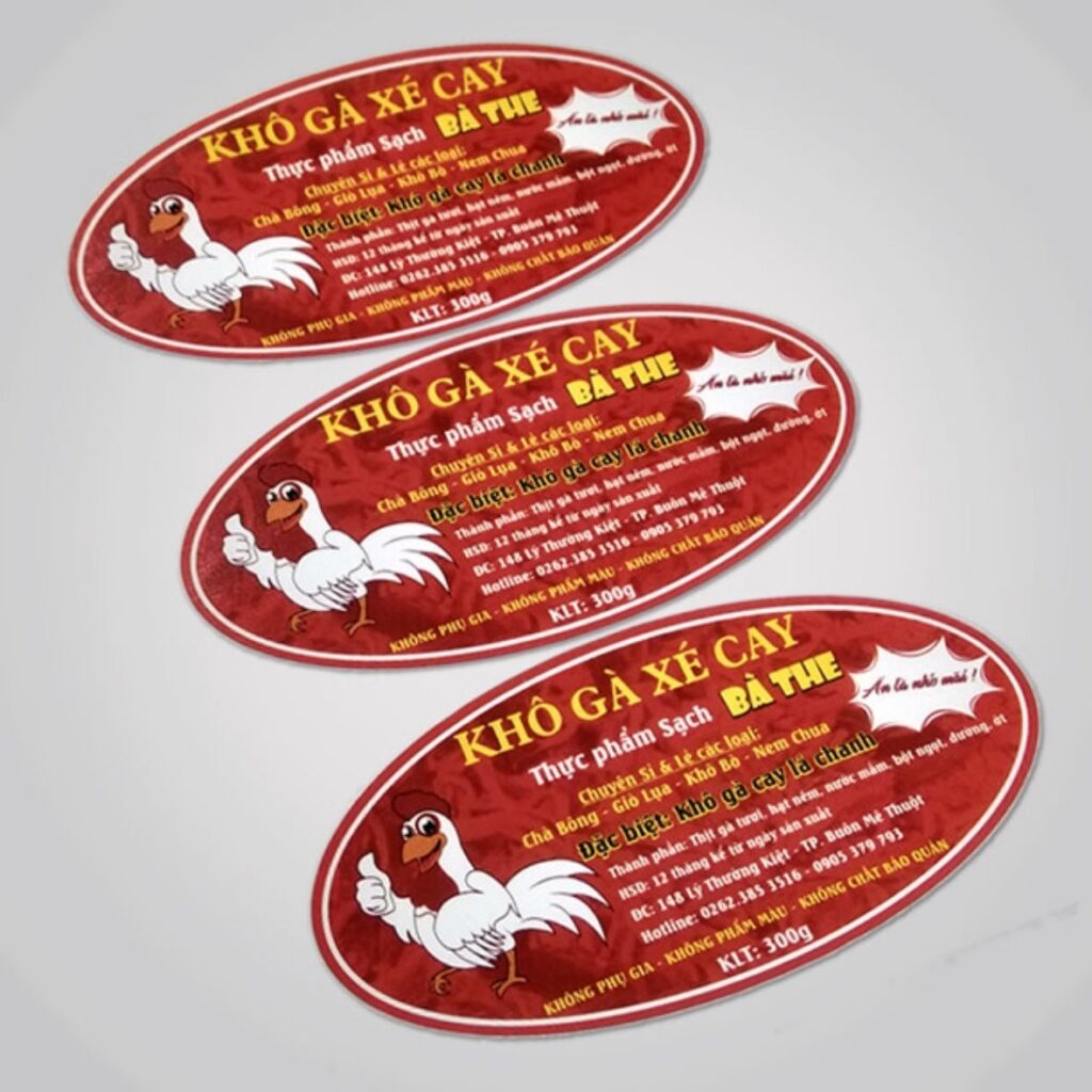 Hình ảnh tem mác số lượng ít