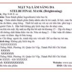 Hình ảnh tem nhãn phụ sản phẩm