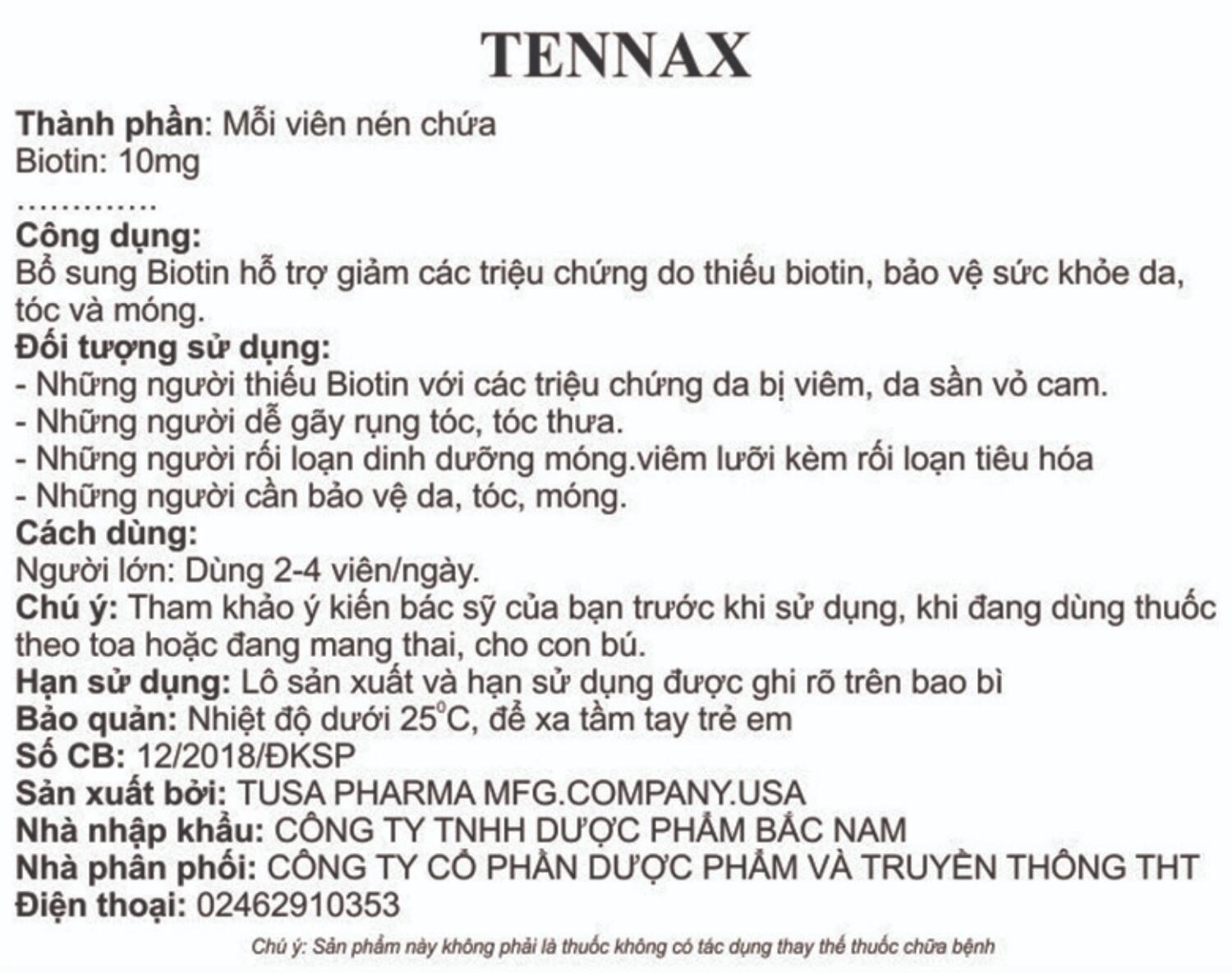 Hình ảnh tem nhãn phụ của sản phẩm