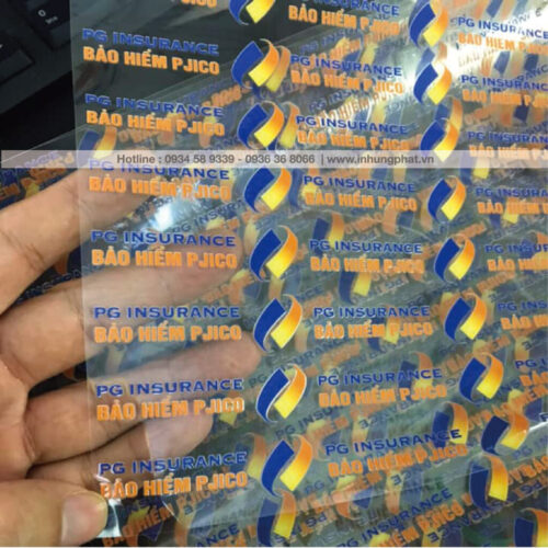 Các mẫu tem dán nhãn UV tham khảo