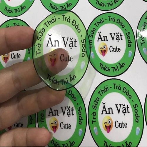 Các mẫu tem dán nhãn UV tham khảo