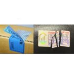 Mẫu tem vỡ nhiều màu sắc tham khảo thực tế