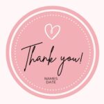 Hình ảnh nhãn dán thank you