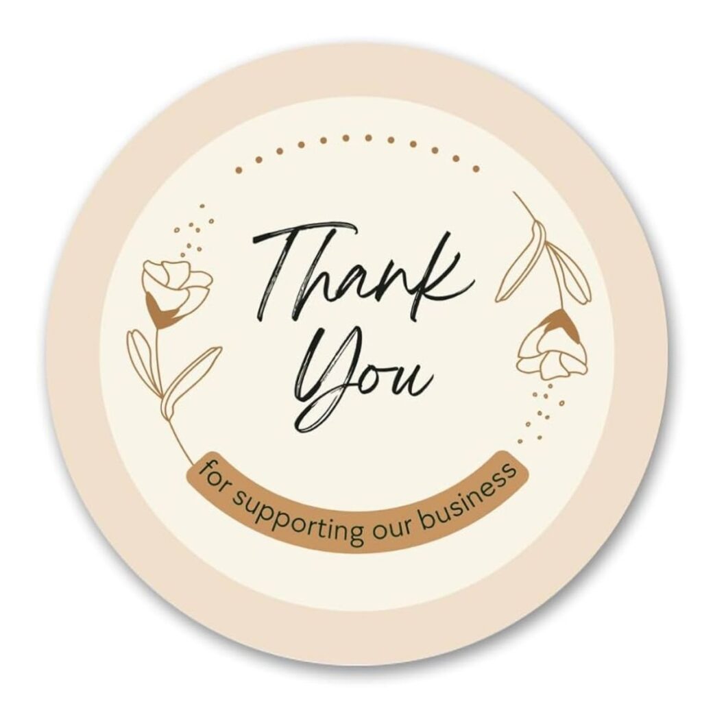 Hình ảnh nhãn dán thank you