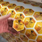 Mẫu tem đồ ăn vặt đẹp, thịnh hành