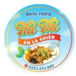 Mẫu tem dán bánh tráng trộn tham khảo