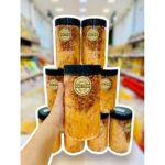 Mẫu tem dán ly/hộp bánh tráng trộn đẹp mắt