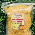 Mẫu thiết kế tem nhãn bánh tráng trộn vỉa hè ấn tượng