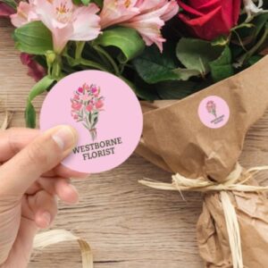 Xưởng in tem dán hoa tươi uy tín, giá từ 200 đồng/tem – Hỗ trợ giao nhanh tại TP.HCM