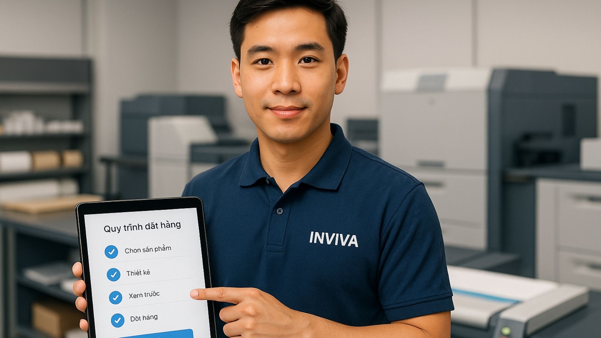 Inviva xây dựng quy trình in tem niêm phong theo yêu cầu rõ ràng, minh bạch - Hình minh họa