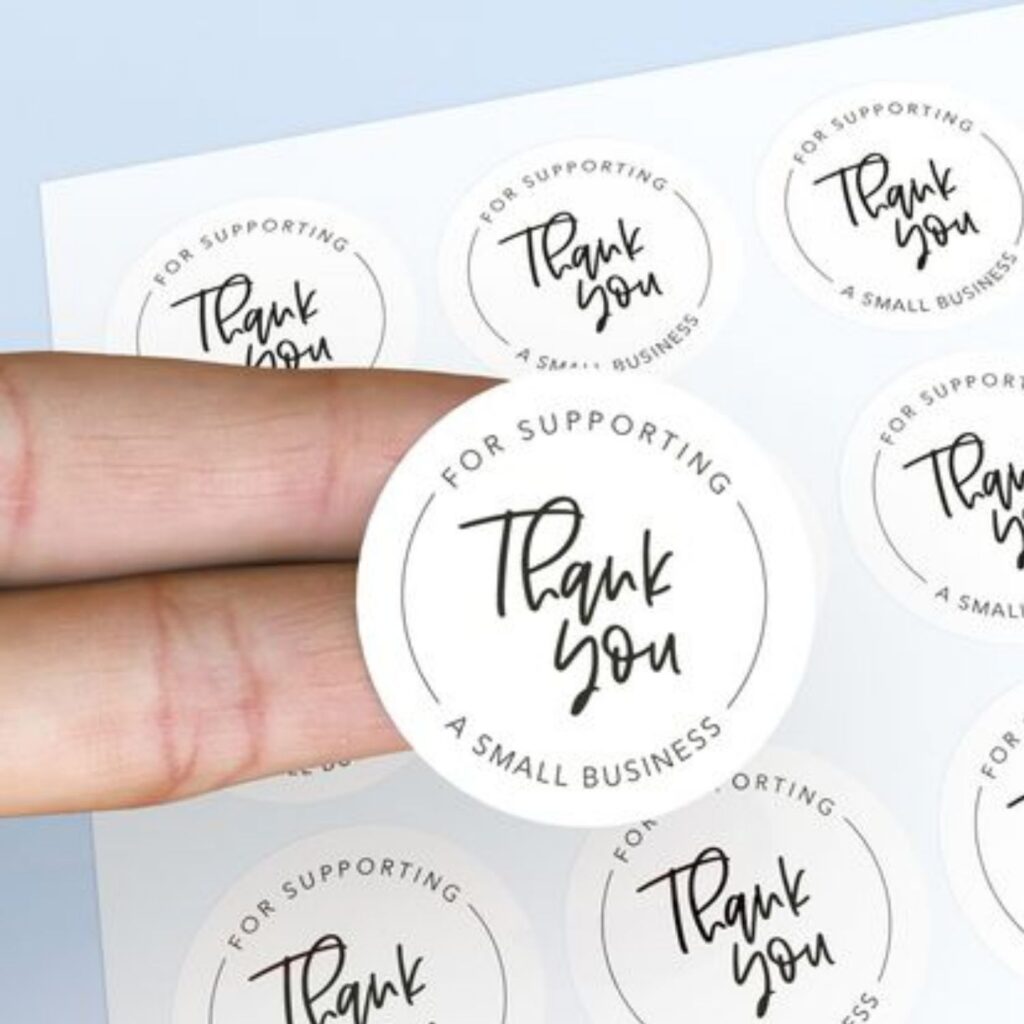 Hình ảnh tem dán quà tặng