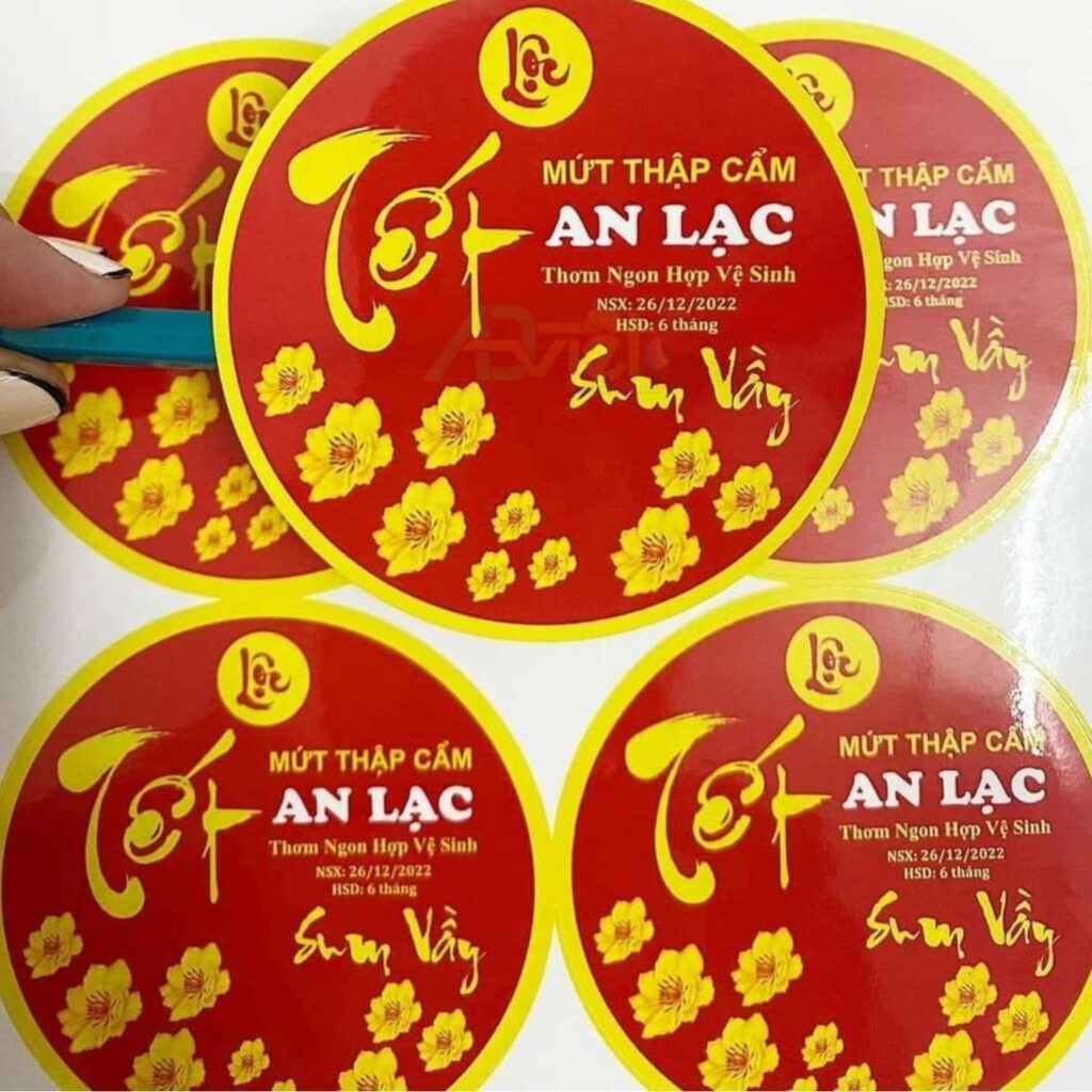 Hình ảnh tem dán quà tặng