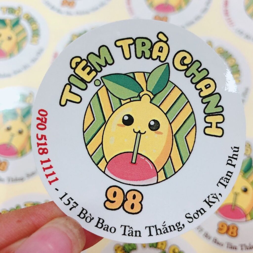 Ảnh tem dán thương hiệu