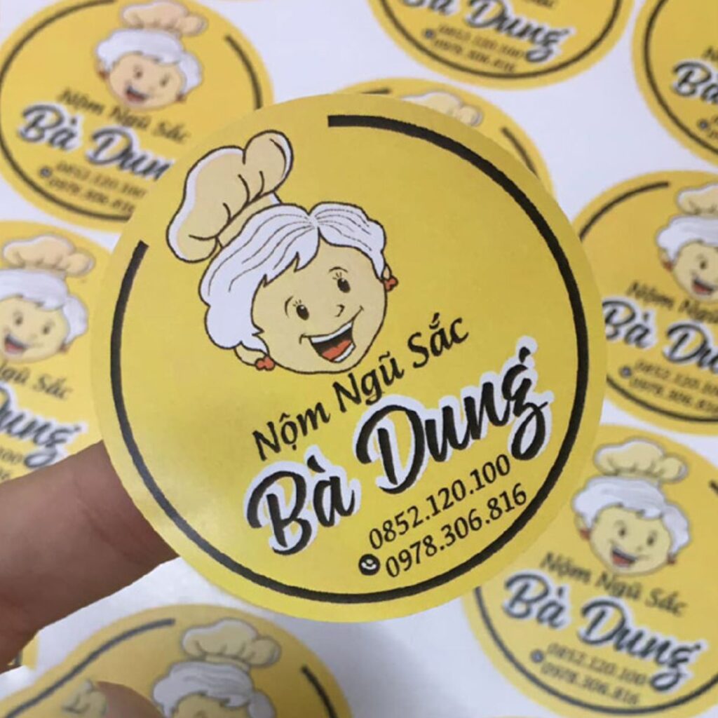 Ảnh tem dán thương hiệu