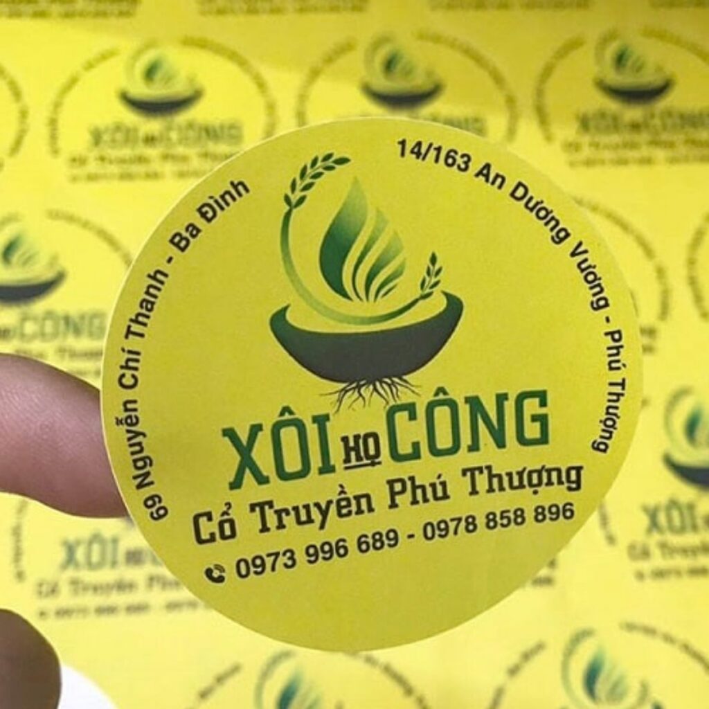 Ảnh tem dán thương hiệu
