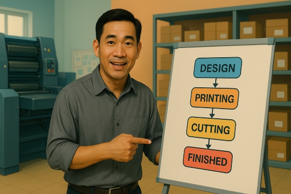Quy trình in tem decal nhựa tại In viva - Hình minh họa