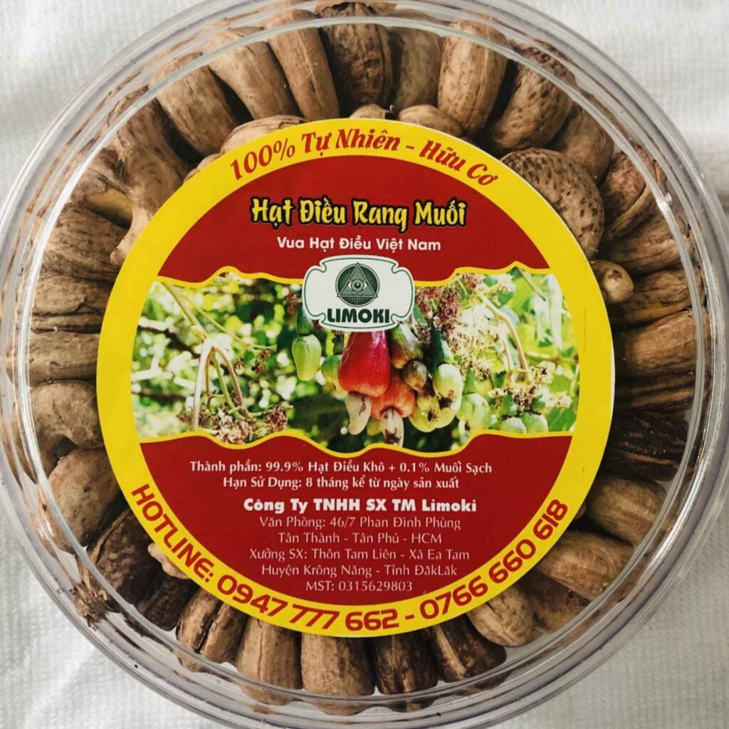 Mẫu tem hạt điều