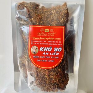 Hình ảnh tem nhãn bò khô