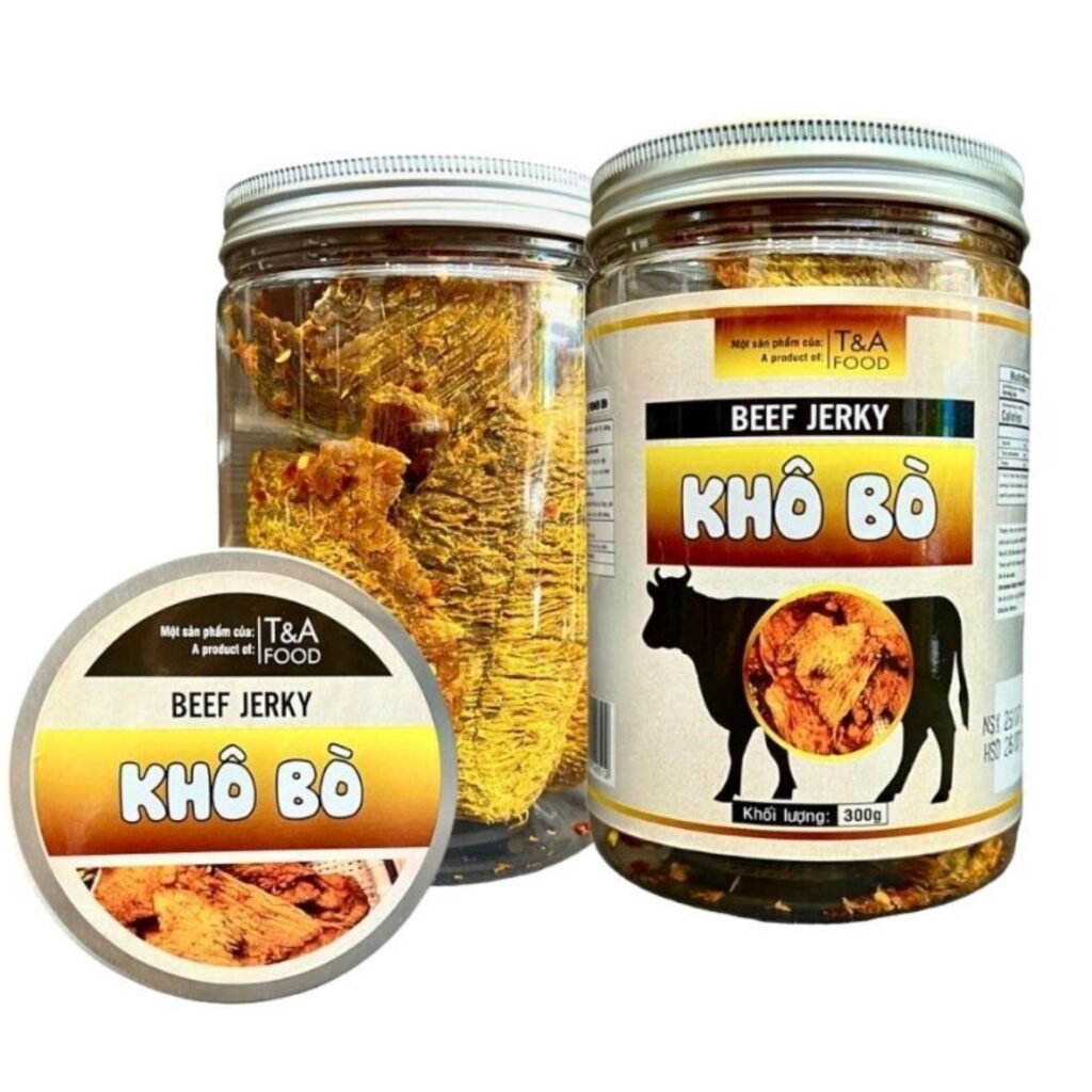 Hình ảnh tem nhãn bò khô