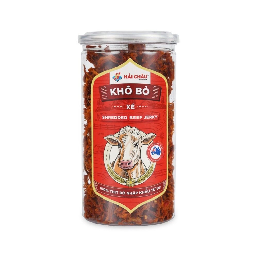 Hình ảnh tem nhãn bò khô