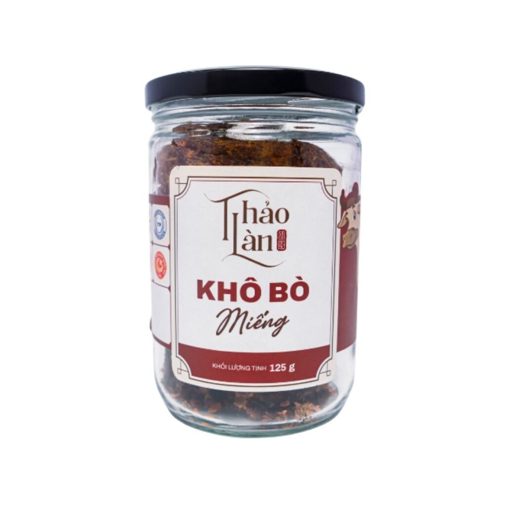 Hình ảnh tem nhãn bò khô