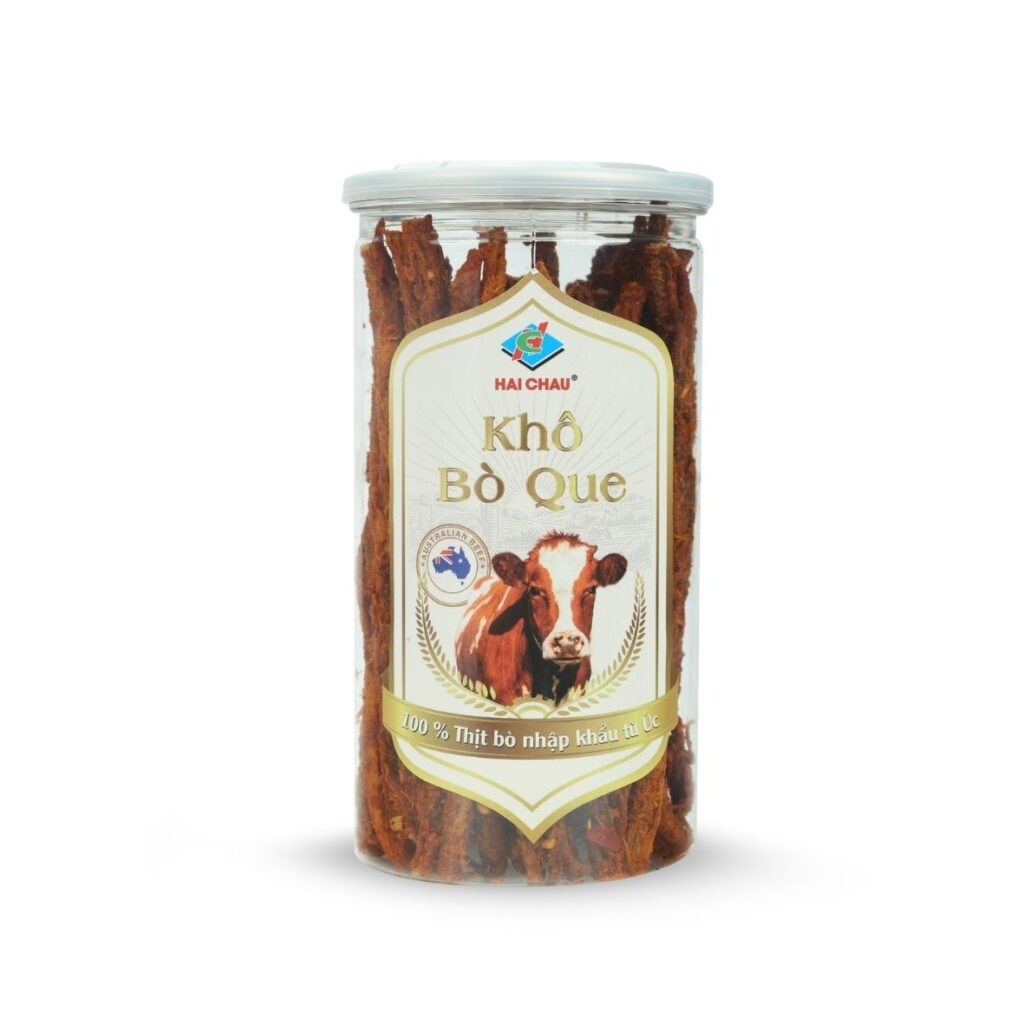 Hình ảnh tem nhãn bò khô