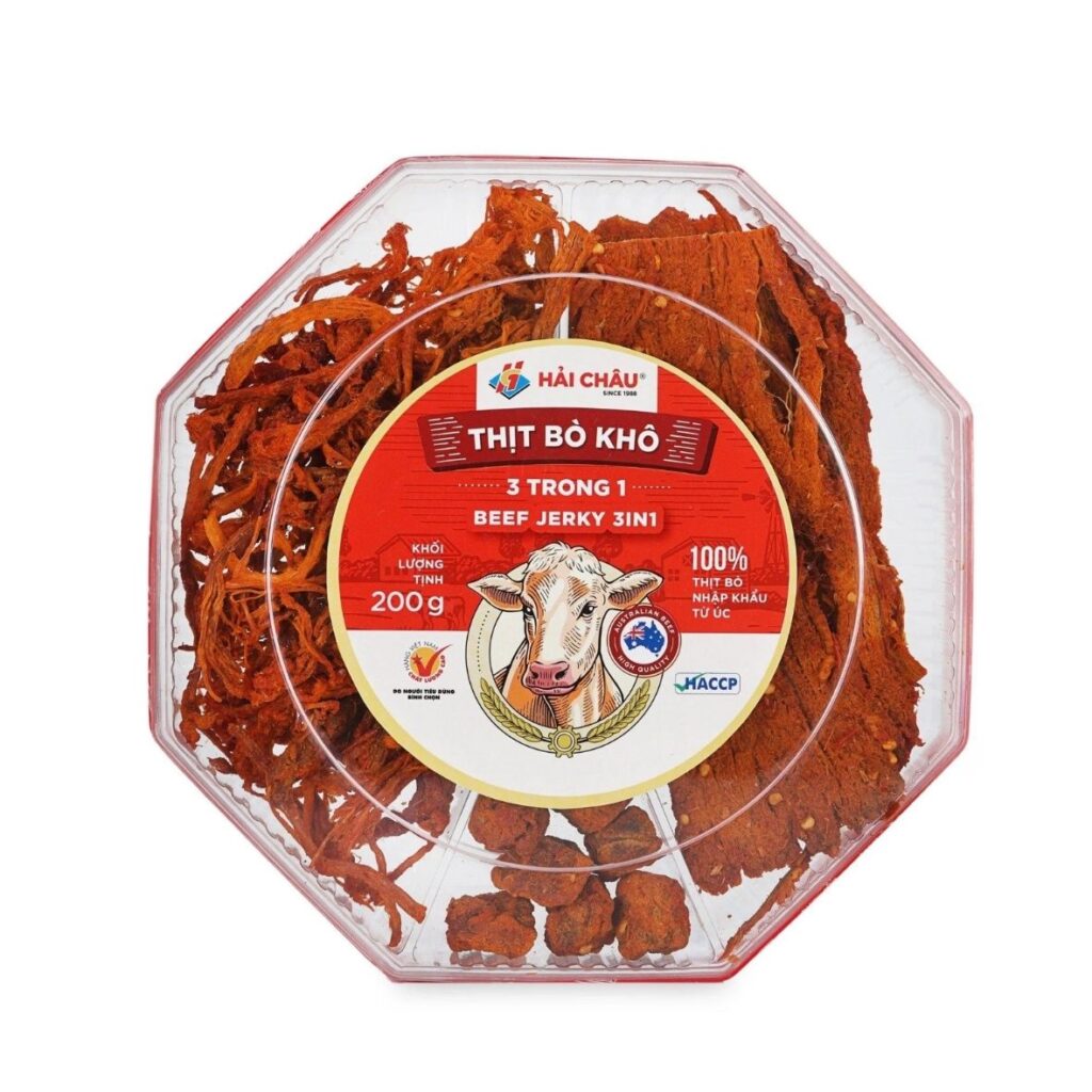 Hình ảnh tem nhãn bò khô