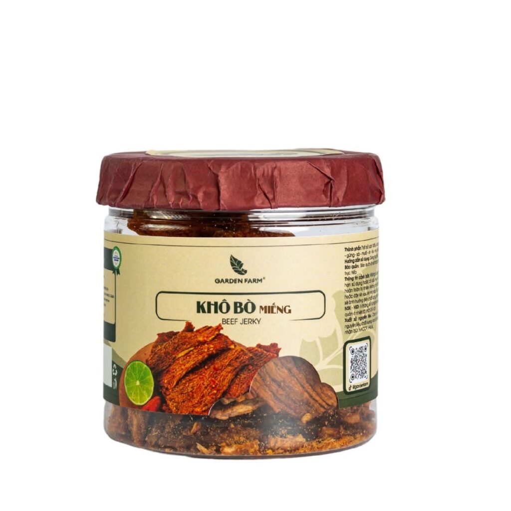 Hình ảnh tem nhãn bò khô