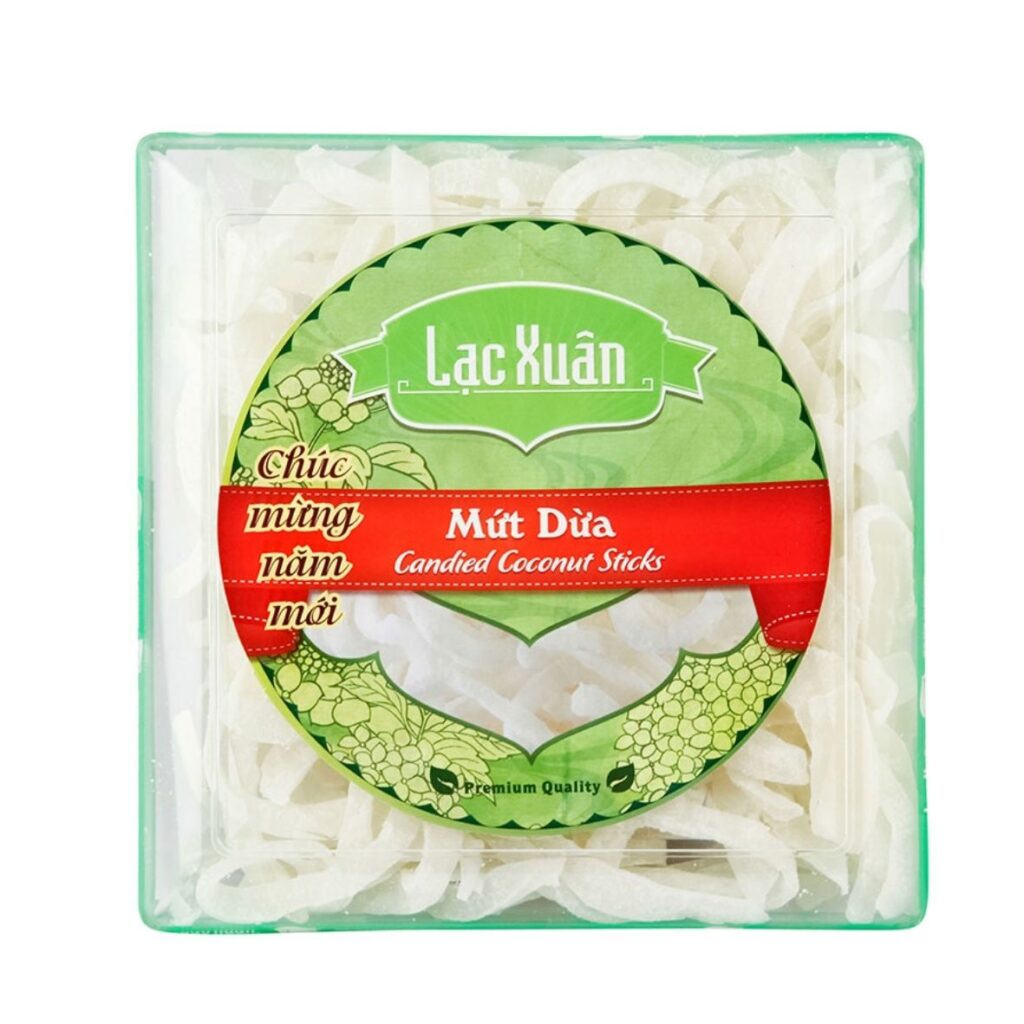 Hình ảnh tem nhãn mứt dừa