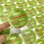 Xưởng in tem nhãn thực phẩm, tem dán thực phẩm theo yêu cầu, giá tốt chỉ từ 200đ/tem tại HCM