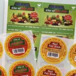 Mẫu tem dán nhãn thực phẩm tham khảo