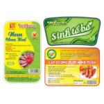 Mẫu tem dán nhãn thực phẩm tham khảo