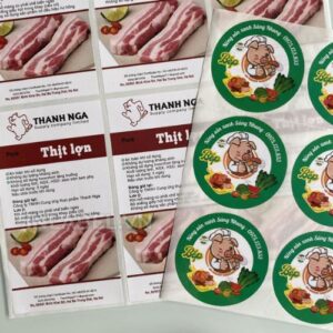Mẫu tem dán nhãn thực phẩm tham khảo