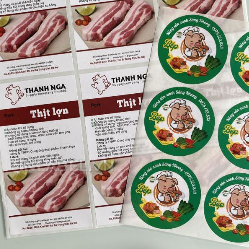 Mẫu thiết kế nhãn gói thực phẩm ấn tượng