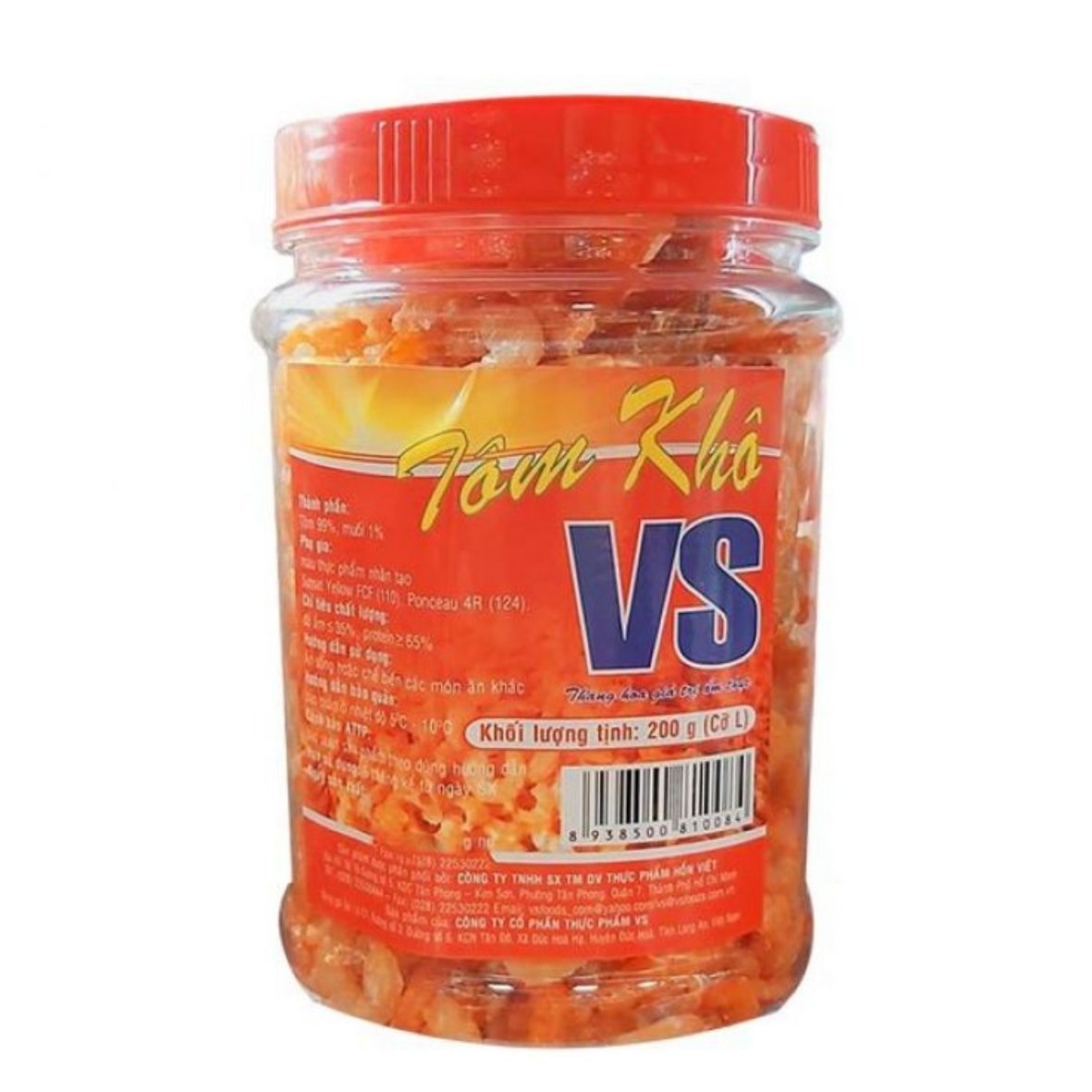 Hình ảnh tem nhãn tôm khô