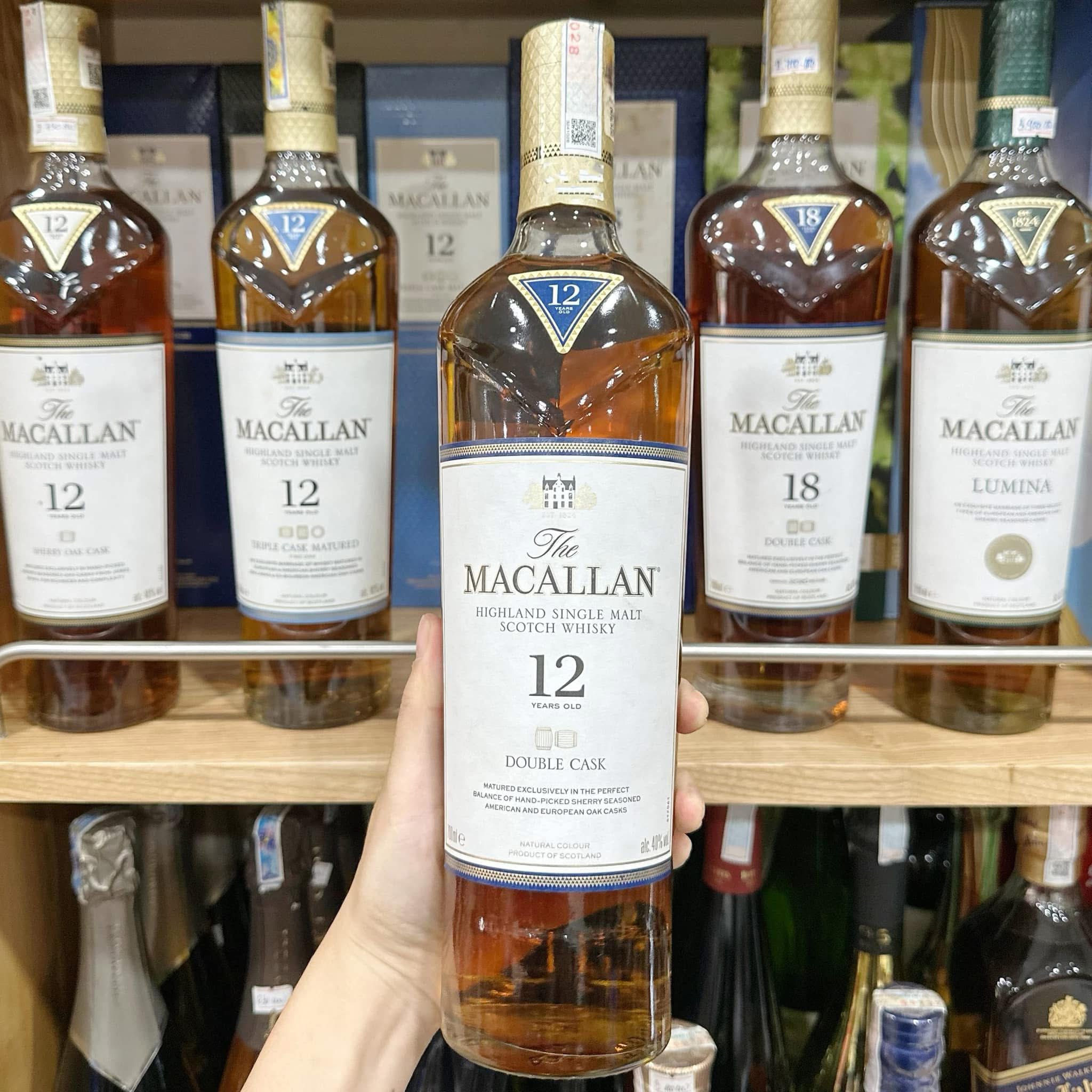 Mẫu tem rượu đẹp Macallan 12