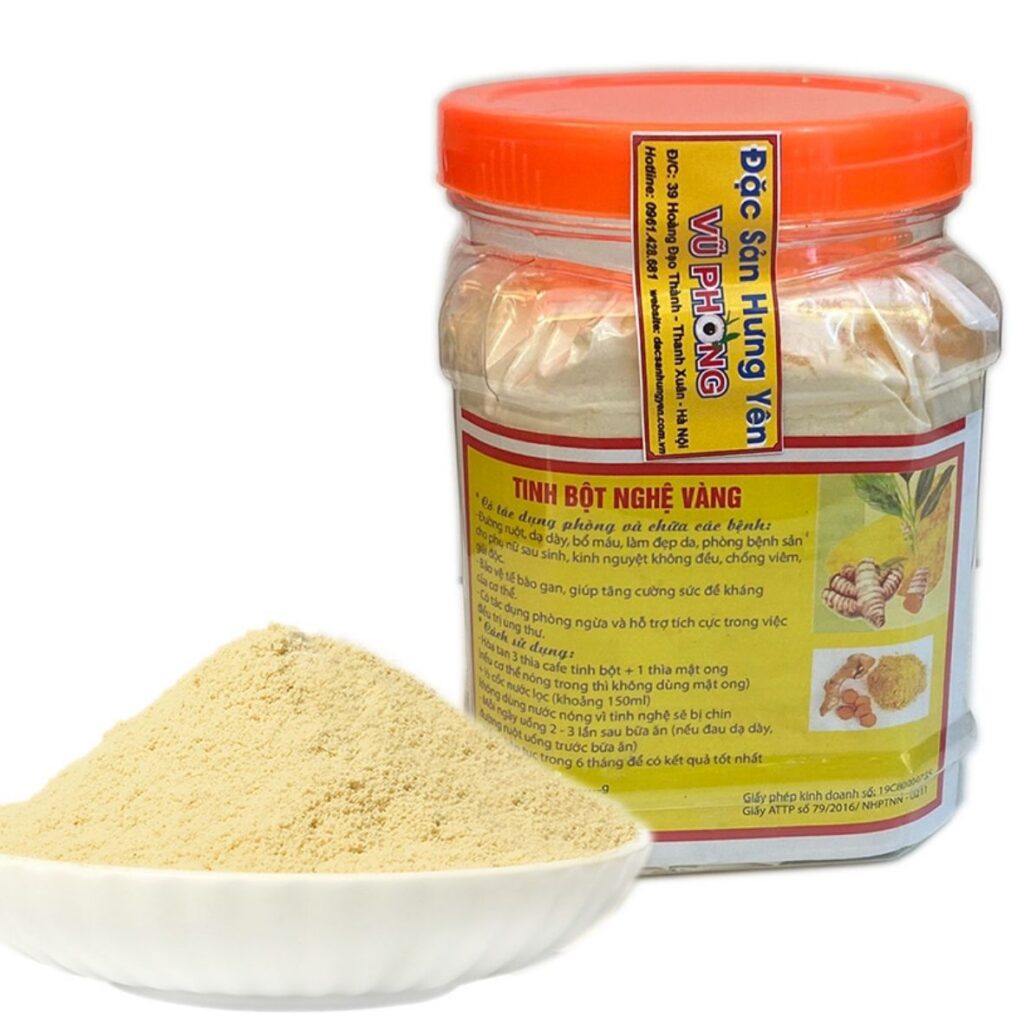 Hình ảnh tem tinh bột nghệ