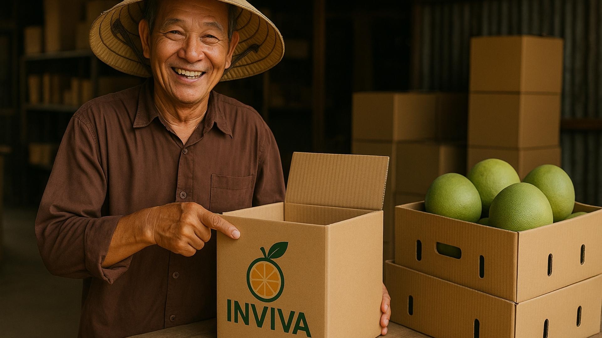 Thùng đựng bưởi chuyên dụng cần thiết trong khâu bảo quản và vận chuyển nông sản - Hình minh họa
