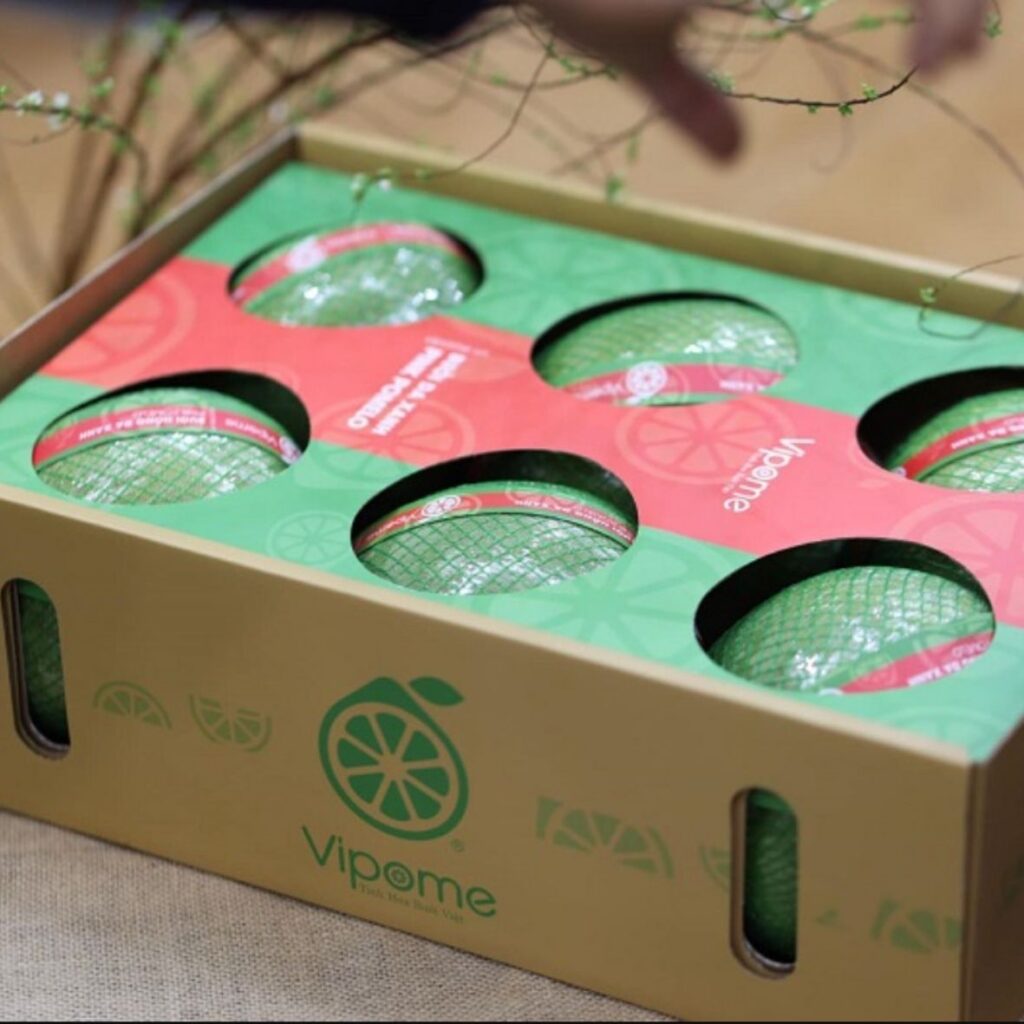 Hình ảnh thùng carton đựng bưởi