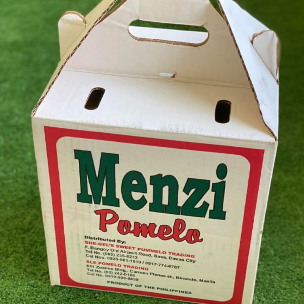 Hình ảnh thùng carton đựng bưởi