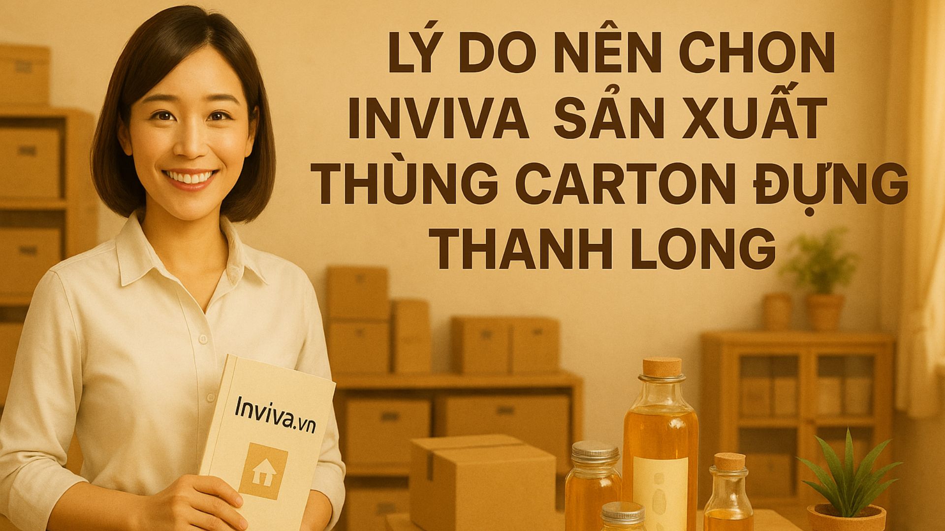 Inviva.vn được nhiều doanh nghiệp tin tưởng lựa chọn sản xuất thùng đựng chuối bằng giấy carton - Hình minh họa