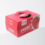 Hình ảnh thùng carton đựng dâu tây
