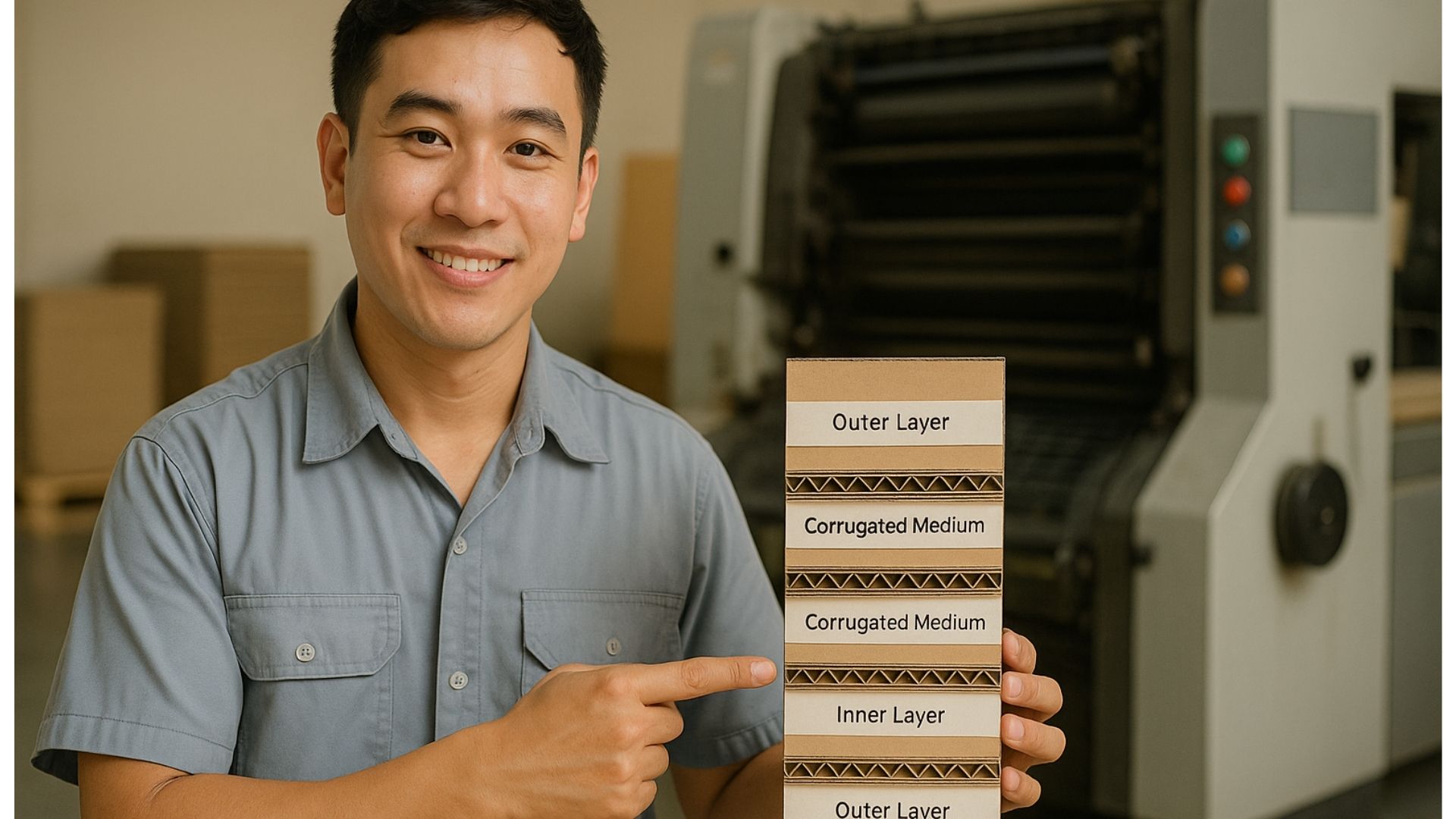 Công nghệ in ấn thùng đựng dừa hiện đại tại xưởng In Viva - Hình minh họa